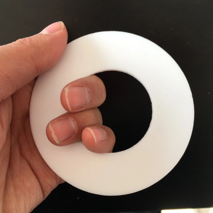 Gasket Teflon PTFE 6" x 150# 3mm RF ( Raised Face) Ring Gasket