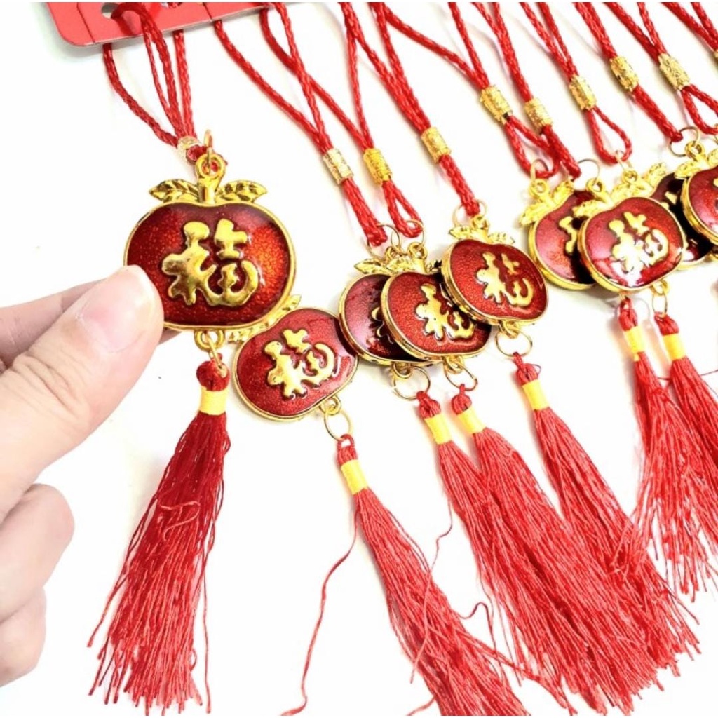 [READY] Gantungan Hiasan Imlek Pohon Sakura Meihwa Rabbit 2023 / Lampion Angpao Gantung Fu Cai Shen Pohon Mei Hua MeiHua Sincia Tahun Tiger Harimau Mini