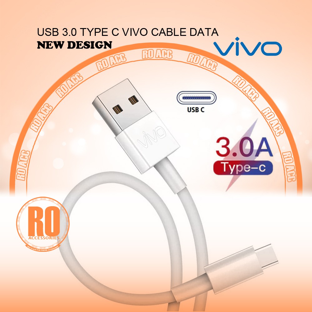 [RO ACC] USB 3.0 TYPE C VIVO CABLE DATA KABEL DATA VIVO ORIGINAL NEW DESIGN