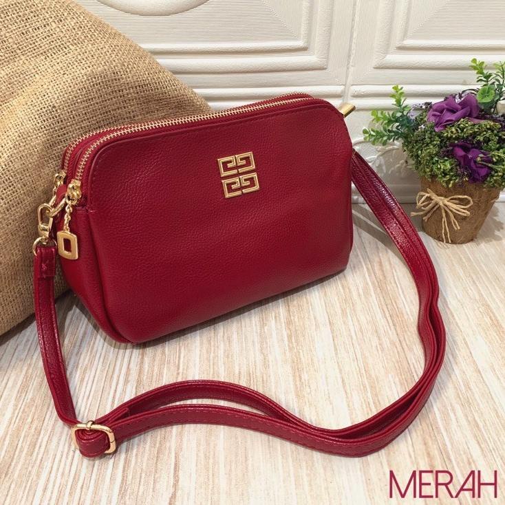 "Ujt31au22ᶜ"  Tas Selempang Import Gv Kylie S 3Ruang Suprem