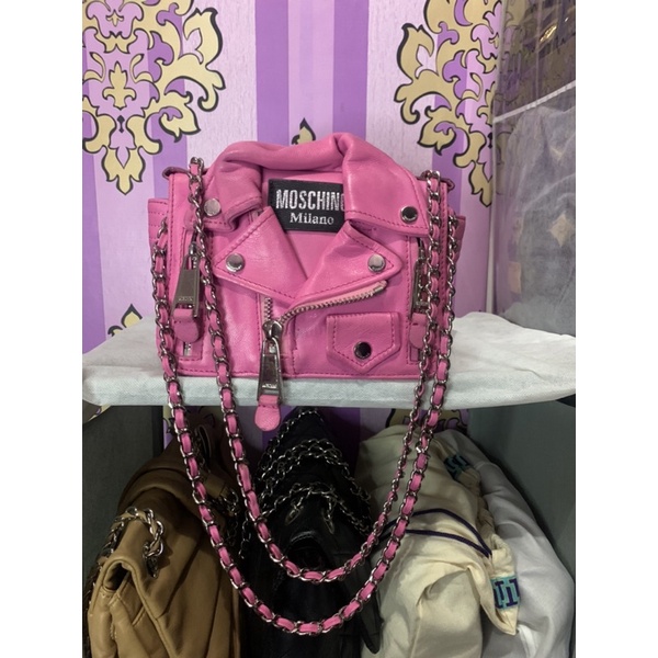 Moschino biker bag preloved ❌sold❌
