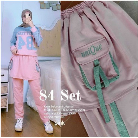 Baju Setelan Olahraga Wanita muslim  Senam Zumba Yoga Aerobik Erobik Set Pakaian