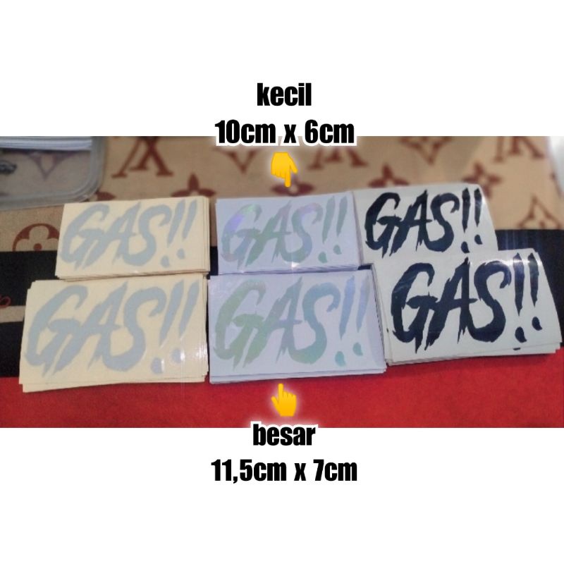 stiker herex cutting GAS!! sticker GAS sticker Herex sticker VIRAL