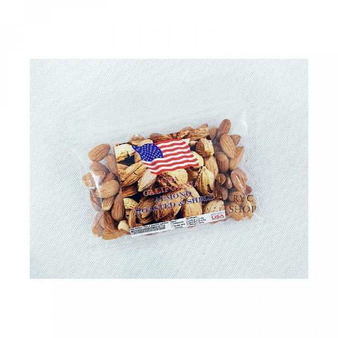 

Kacang Almond Panggang 100Gr Kupas Kulit Roasted Almond Premium Size 2 Mentarieka_Shop