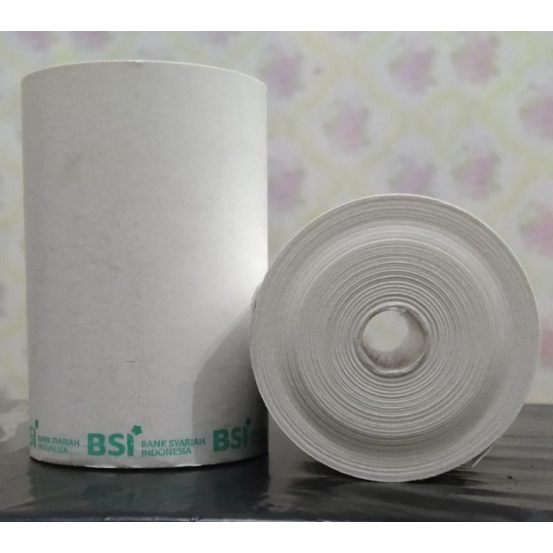 Kertas Thermal BSI 57x30 mm,,, kertas termal Bank Syariah Indonesia 57x30 mm, kertas edc, kertas str