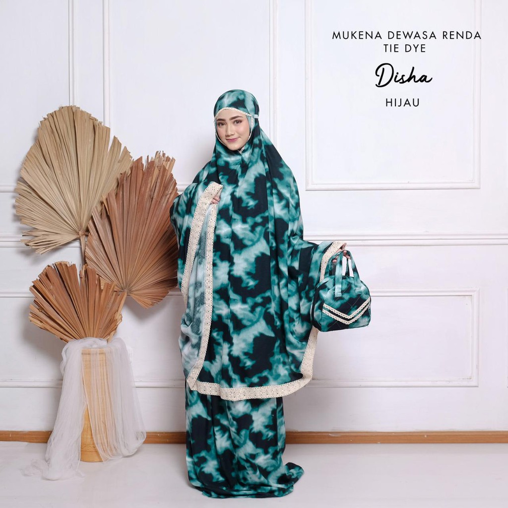 MUKENA BALI TASIK - MUKENA DEWASA RENDA TIE DYE DISHA