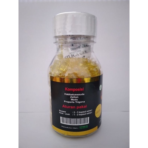 Habbatussauda Habasyi Extra Propolis Trigona Isi 200 Kapsul Asli 100% Original