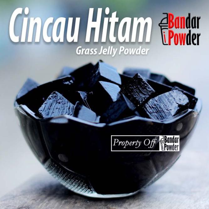 

e8tc cincau hitam bubuk 500gr - grass jelly powder - aneka topping minuman afyc