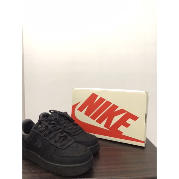 Stussy x Nike Air Force 1 in Triple Black [BACA DESKRIPSI]