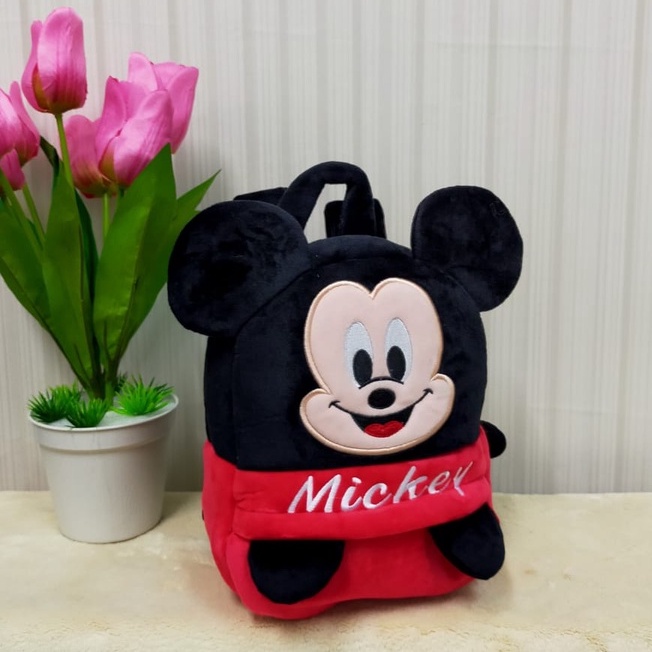 Tas Ransel Sekolah Anak Miki Mini Size M/Backpack/Ransel Karakter mickey