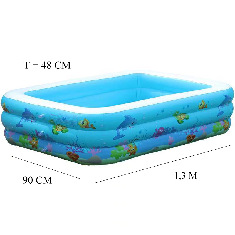 Kiddikiddo Kolam Renang Anak Kolam Mandi Bola Ukuran Jumbo Inflatable Pool Kolam Renang Karet