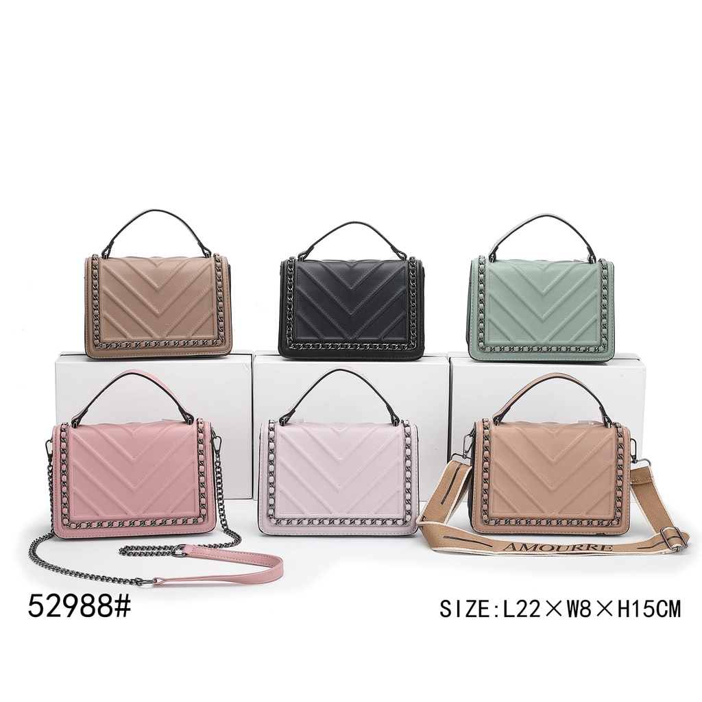 Promise 52988# Tas Wanita Import 3Tali ADLER PREMIUM Fashion (Bs COD) 2kg muat 3Pcs