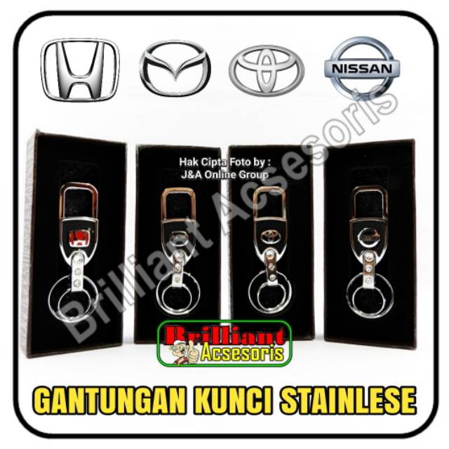 Gantungan Kunci Exclusive - Bahan Stainlese