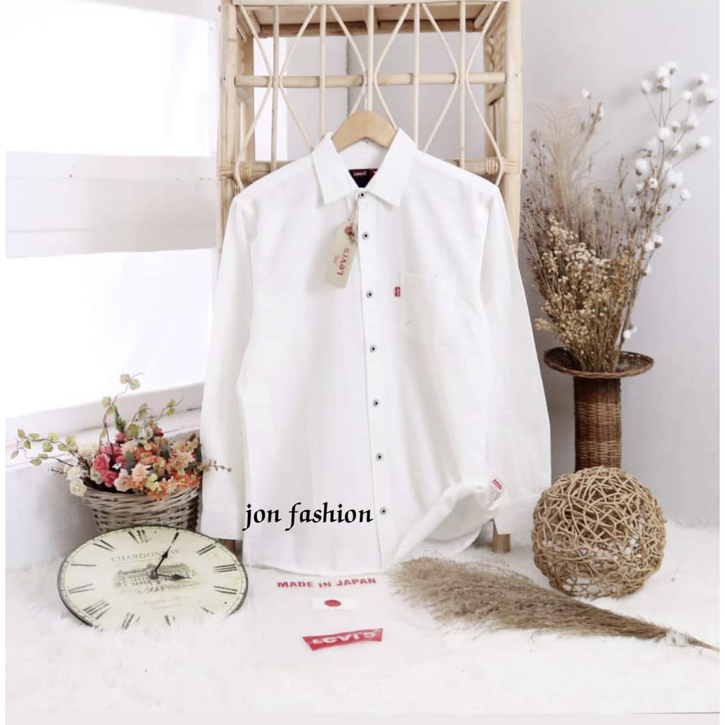 Kemeja Pria Lengan Panjang Polos Kemeja Casual Pria Kemeja Formal Pria Kemeja Distro