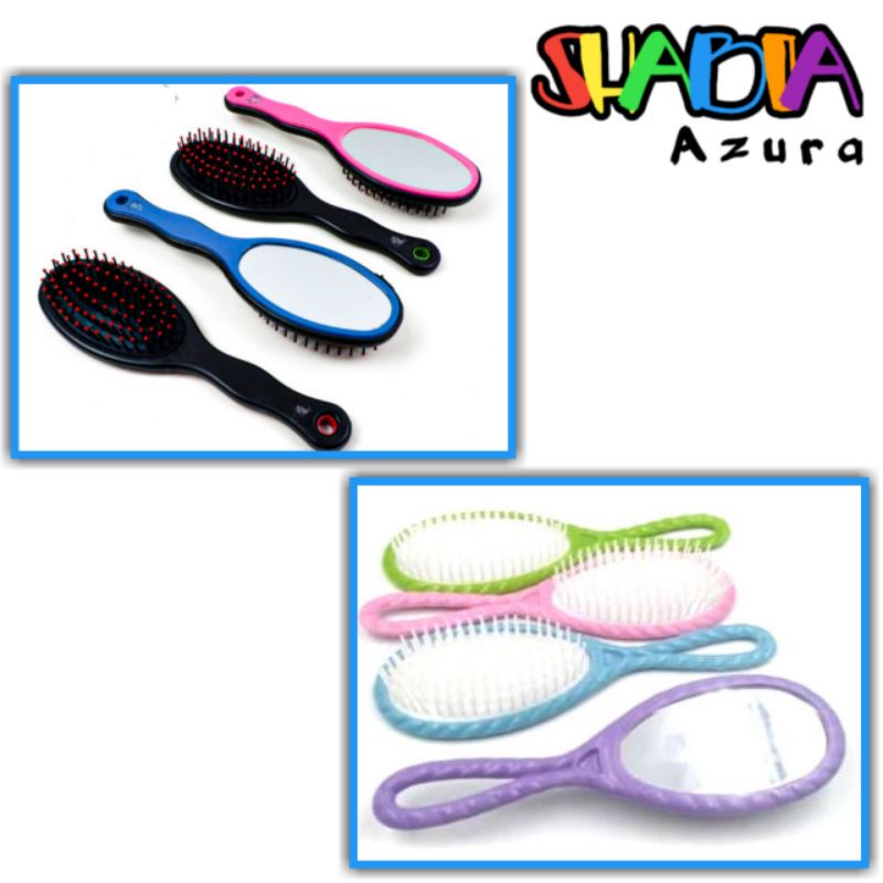 Sisir Rambut KACA Warna | Hitam Impor