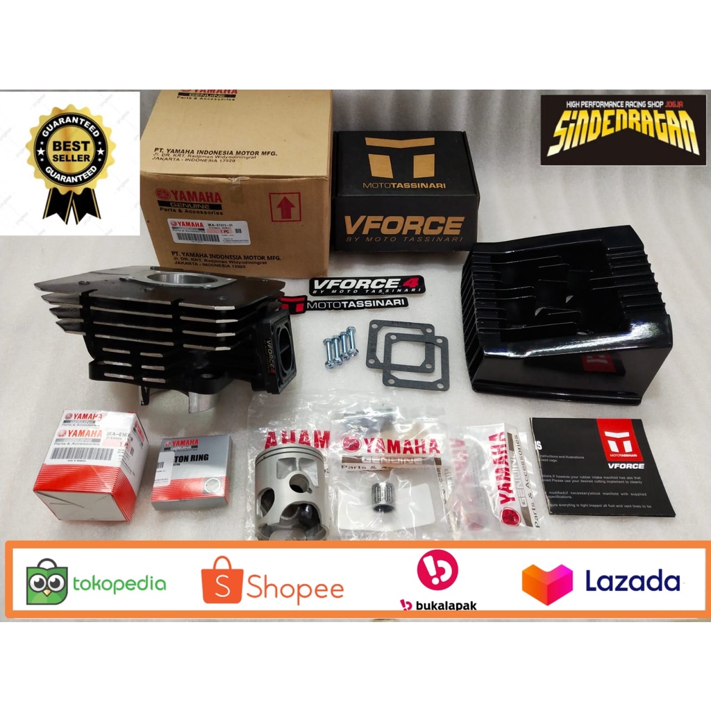 Paket blok porting YP1/YP2 RX KING MEMBRAN VFORCE KOP ORIGINAL YGP