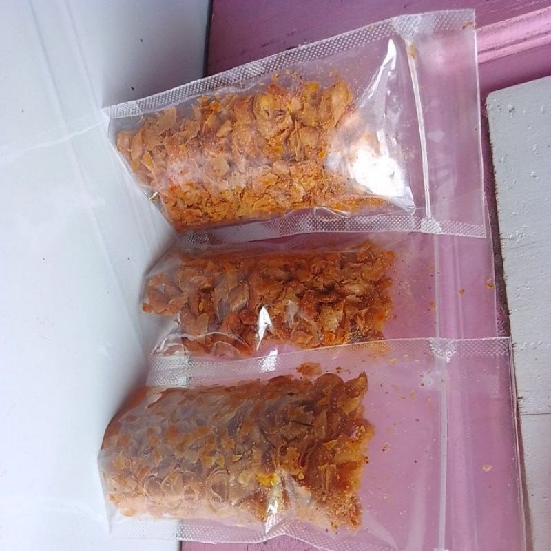 

Cemilan Lumpia Kering (Lumring) Pedas