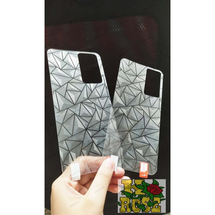 INFINIX NOTE 11 NOTE 11 PRO NOTE 11S NOTE 11 NFC ANTI GORES BELAKANG SKIN DIAMOND GARSKIN MOTIF 3D SPIRAL TRANSPARAN PELINDUNG BELAKANG ANTI JAMUR  INFINIX NOTE 11 PRO INFINIX NOTE 11S INFINIX NOTE 11 NFC