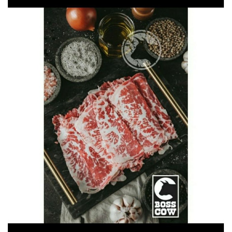 

Chuck Crest AUS Grainfed Daging Premium Sliced MB 5 500 gram