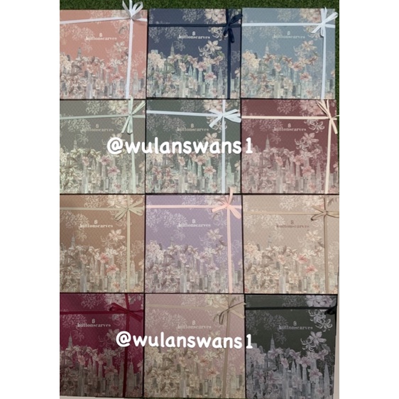 Malaya Series Buttonscarves Black magenta iris navy blush sky brown emerald sky khaki Ready sale