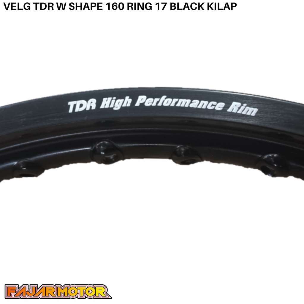 VELG TDR W SHAPE KOTAK 160 RING 17 RED SILVER BLUE