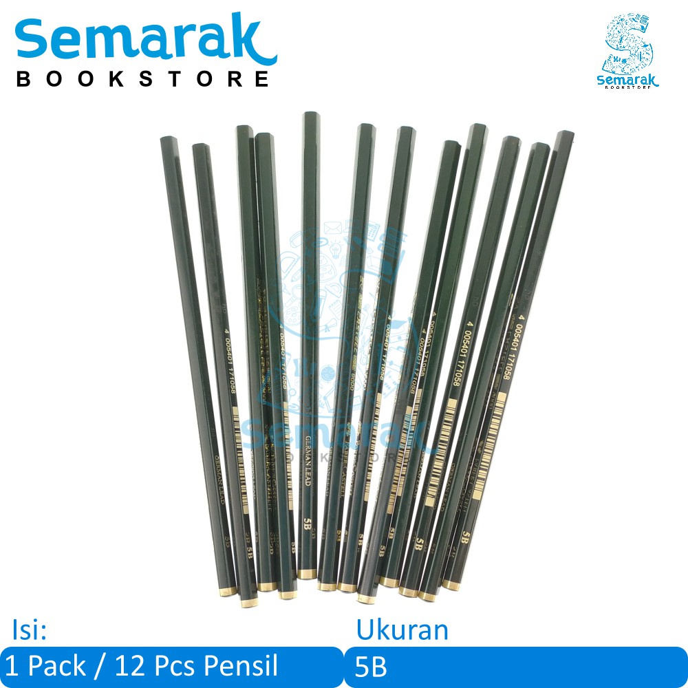 

Faber Castell 9000 Pensil 5B [1 Pack / 12 Pcs]