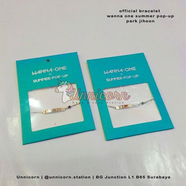 Official Bracelet Wanna One Park Jihoon