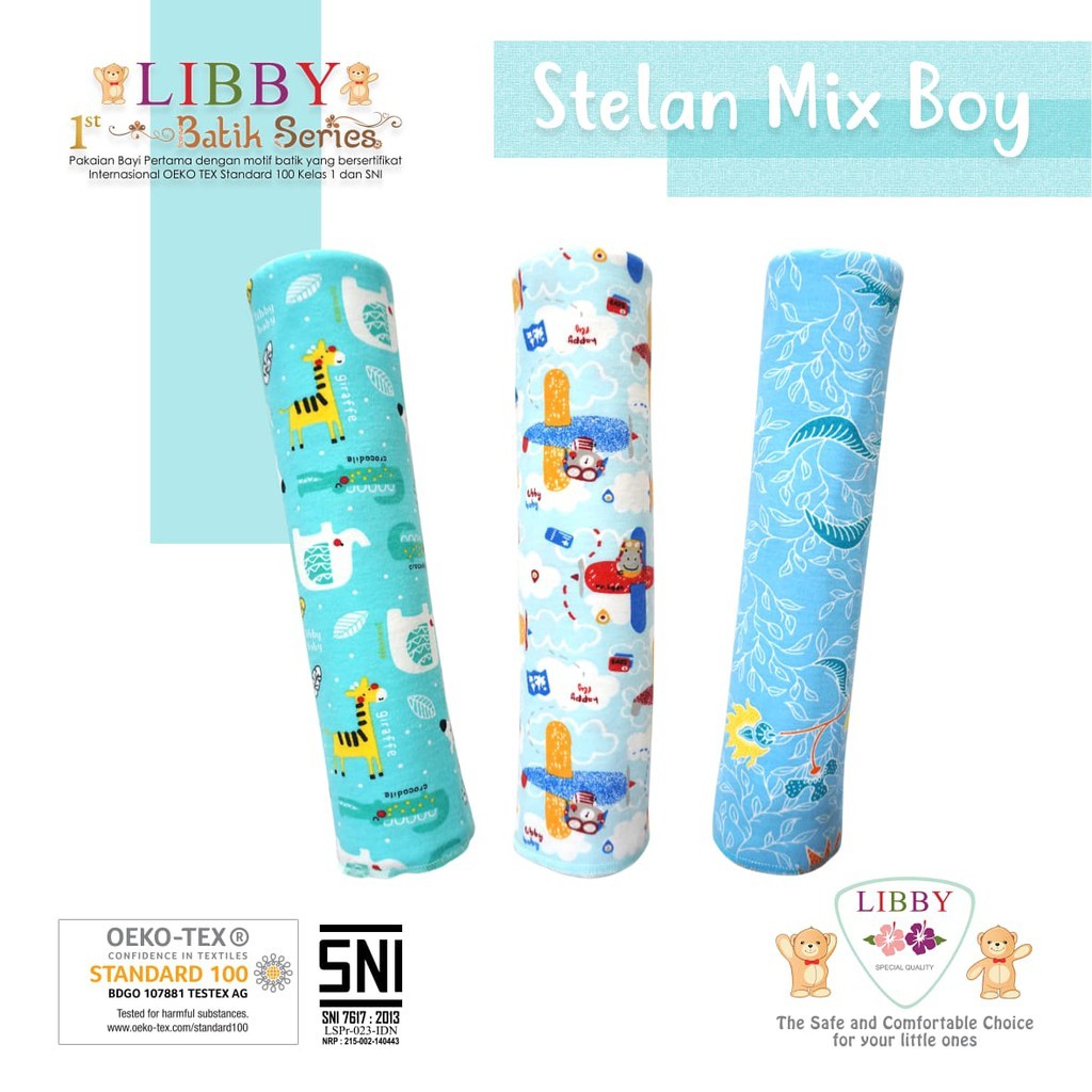 Libby Bedong Bayi Motif (Uk 90x110cm) - 1pcs