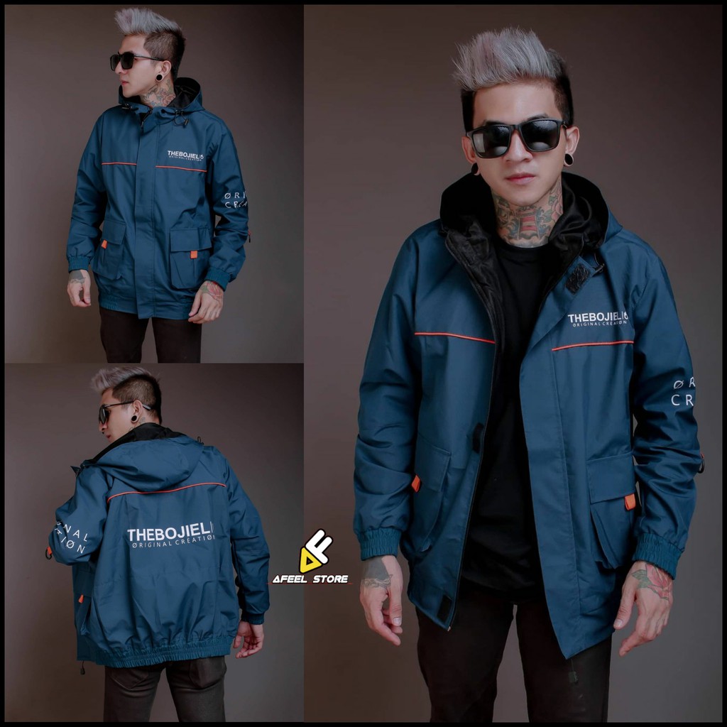 JAKET PARASUT PRIA WATERPROOF KAMSAY ORIGINAL THE BOJIEL  - JAKET PRIA TASLAN-AF 04