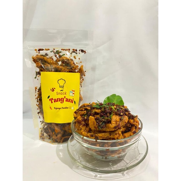 

Tang'ani Snack Usus Crispy Pedas Daun Jeruk - 150gr