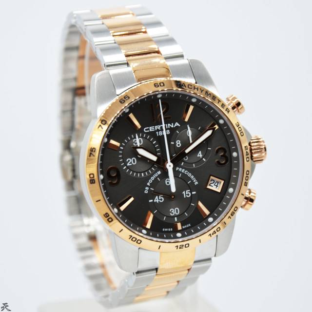 Jam Tangan Pria Certina C034.417.22.087.00 Rantai Original Swiss made