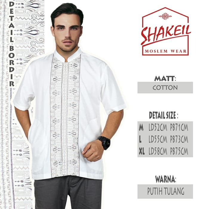 Baju Koko Pria Fashion Muslim Premium Baju Koko Dewasa Murah Atasan Fashion Pria N6A2 Busana Muslim