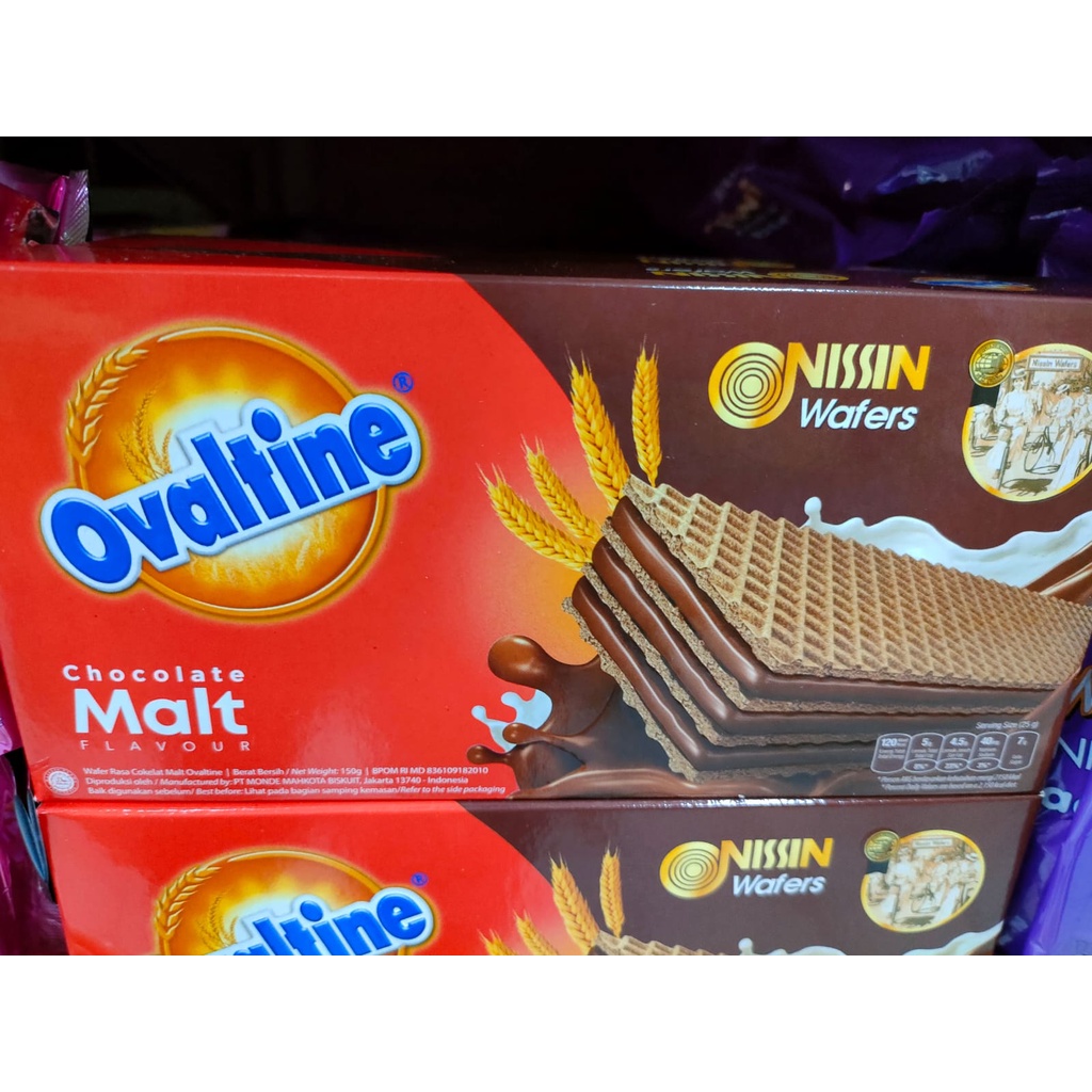 

NISSIN OVALTINE WAFFER CHOCOLATE MALT 150G [MM/TP]