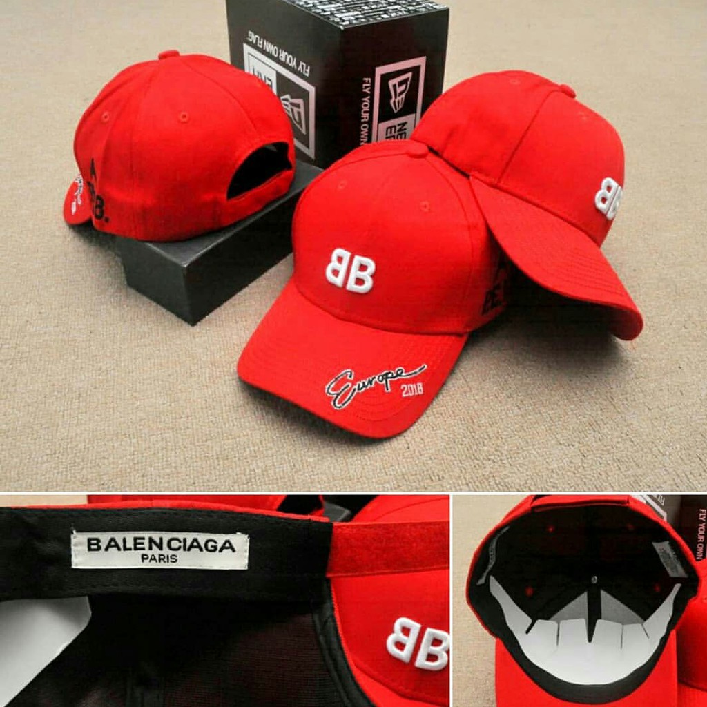 Topi Balenciaga red import