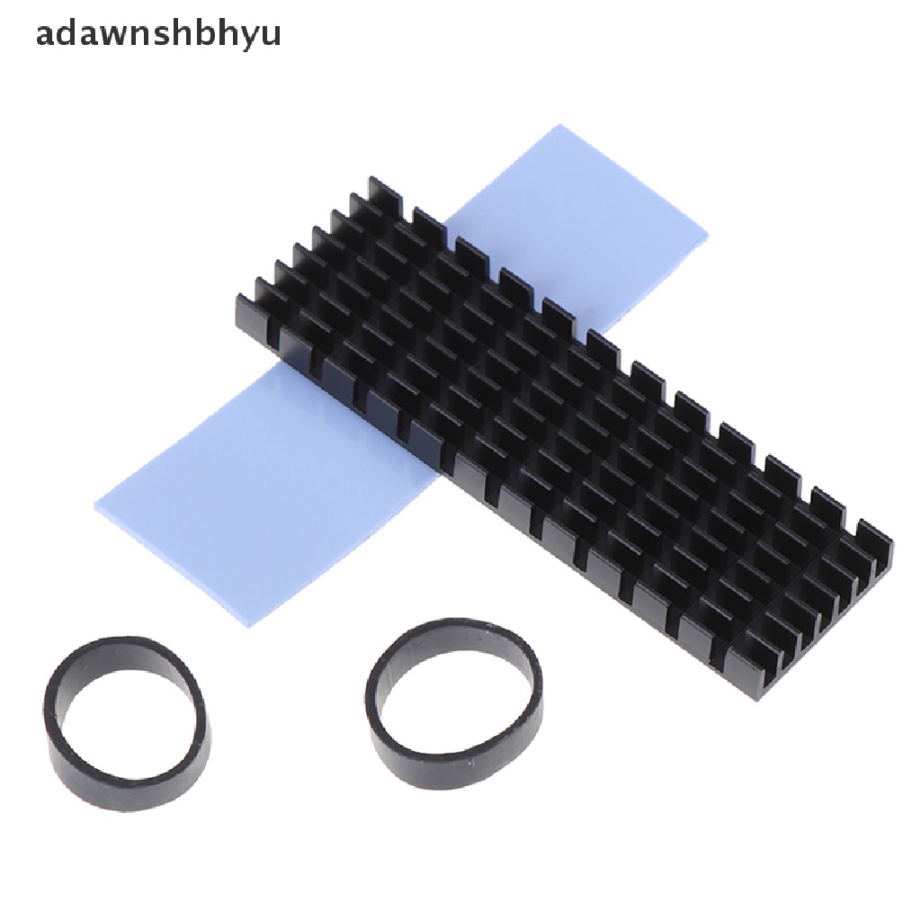 Adawnshbhyu 1Set M.2 NGFF NVMe 2280pcie SSD Aluminium Pendingin Heat Sink Dengan Thermal Pad