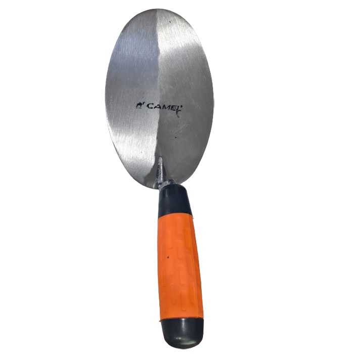 Camel Sendok Semen Bulat 6 Inch Gagang Karet Bricklaying Trowel