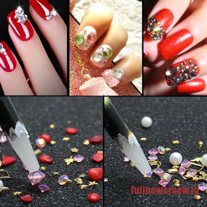 Pen Dotting Untuk Mengambil Berlian Imitasi Nail Art