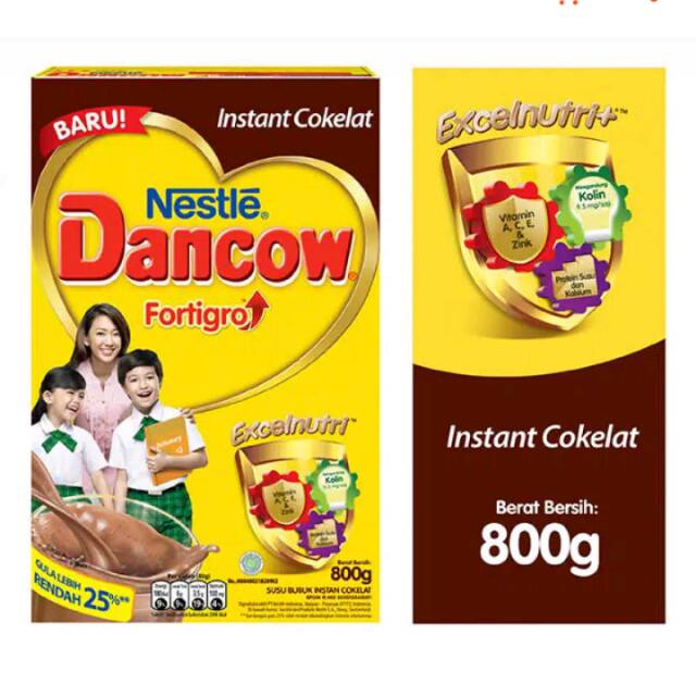 

Dancow Instan Coklat Fortigo 800gr