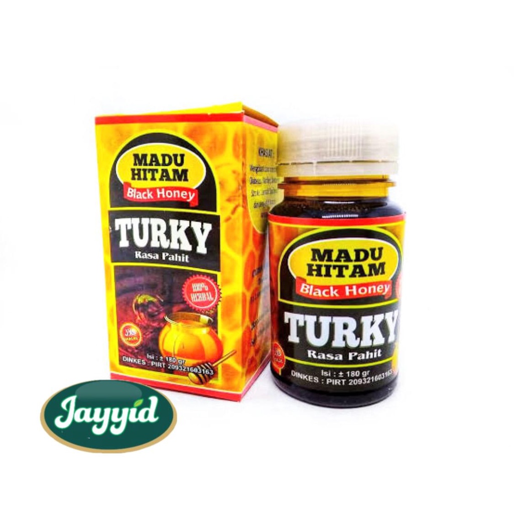 

Madu Pahit Hitam Turki Black Honey 350gr