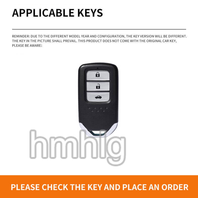 Casing Kunci Mobil Keyless Entry Bahan TPU Untuk Honda City / Accord / HRV / CRV 2014-2022