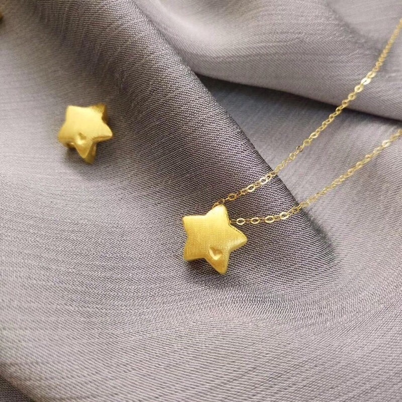 [Ready Stock]Fashion Gold Plated XINGX Pendant Cute Necklace