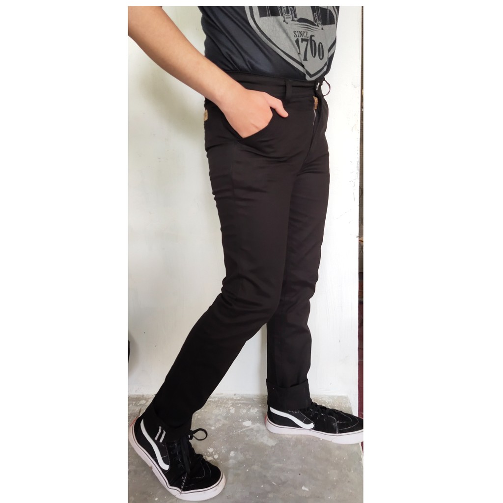 CELANA CHINO SELVEDGE PANJANG PRIA