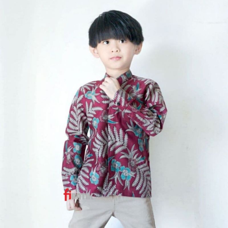 BAJU BATIK ANAK KEMEJA PRIA SERAGAMAN BATIK KIDS