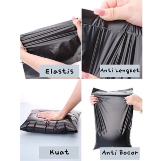 Murmerofficial r642 Plastik Polymailer Kantong Packing LDPE Silver Glossy Online Shop Lem Perekat Anti Plong