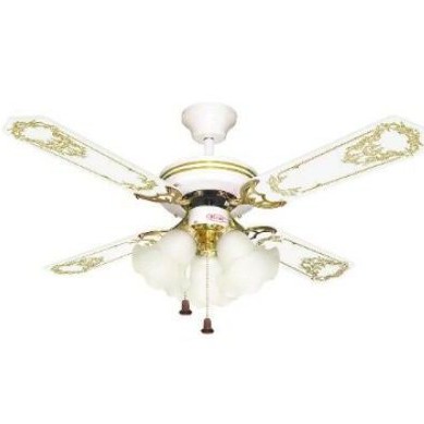 Kipas Angin Gantung Plafon Uchida CF 125 Keiv Ceiling Fan Lampu