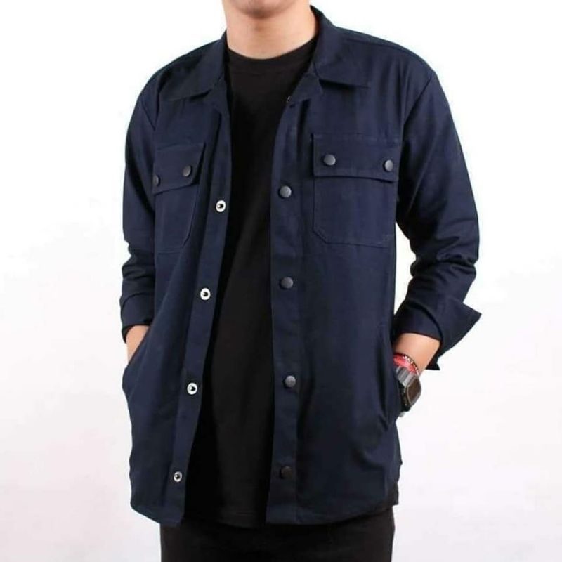 JAKET SEMI PARKA ORIGINAL//JAKET TRUCKER//JAKET KANVAS//JAKET PRIA-4