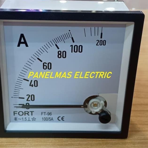 ✻ AMPERE METER ANALOG FORT VIA CT 30/5 - 6000/5A ❁