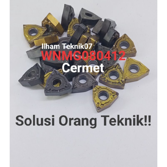 INSERT WNMG08 PISAU BUBUT MATA HOLDER INSERT CERMET INSERT SEKEN