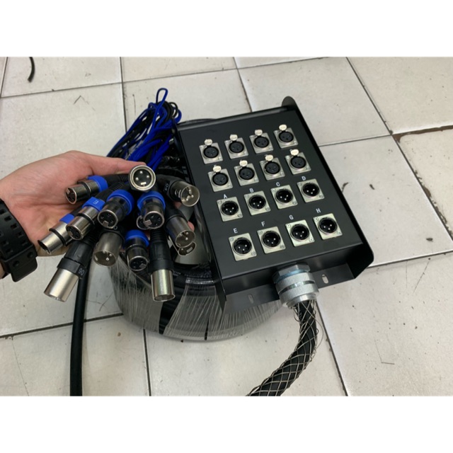 Snake kabel 8. Snake isi 8 . Snake 8 in 8 out 30 meter . Snake kabel isi 8