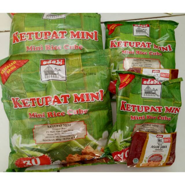 

Ketupat Mini Adabi praktis dan higienis isi 30 pcs